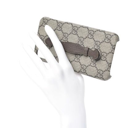 Gucci GG Supreme Monogram Top Handle iPhone XS Max Case Beige 2 of 6