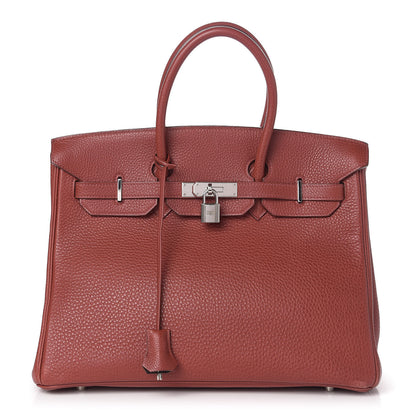 Hermes Togo Birkin 35 Brique 1 of 34