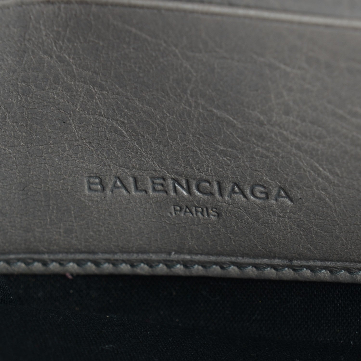 Balenciaga Agneau Classic Hardware Continental Zip Around Wallet Gris Pyrite 11 of 13