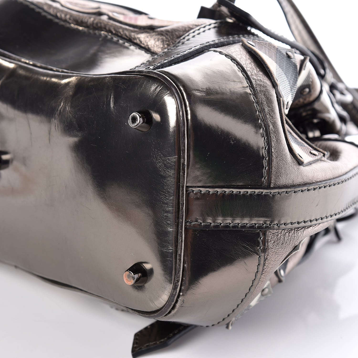 Burberry Prorsum Super Nova Warrior Studded Hobo Metallic 16 of 19