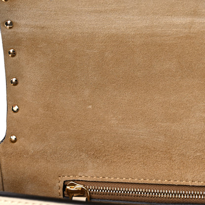 Fendi Vitello King Metal Stitch Baguette Pergamena 11 of 16