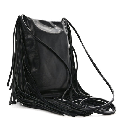 Saint Laurent Lambskin Anita Tassed Crossbody Bag Black 3 of 10