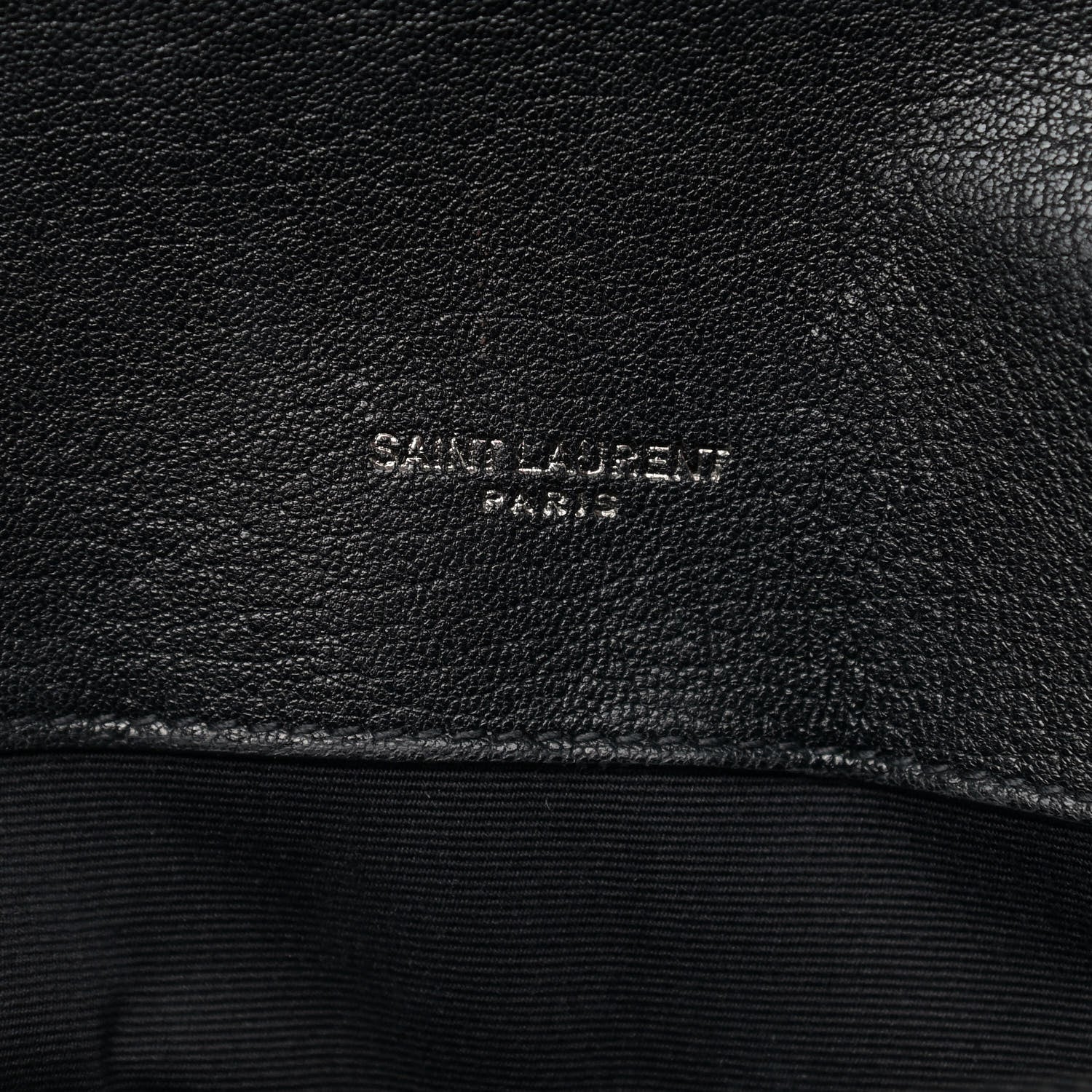 Saint Laurent Sheepskin Matelasse Chevron Monogram Monochrome Large College Satchel Black 7 of 10