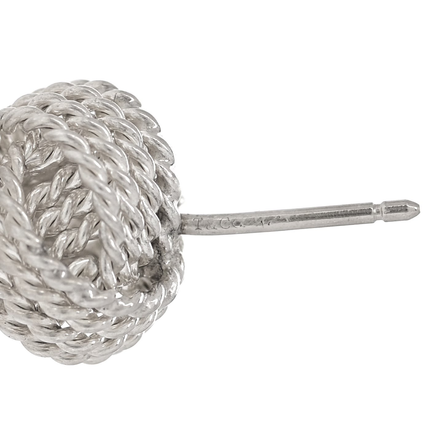 Sterling Silver Twist Knot Earrings