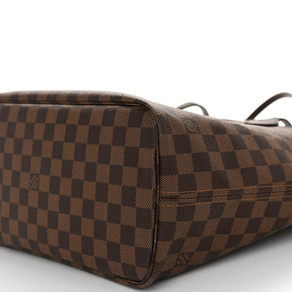 Louis Vuitton Damier Ebene Neo Neverfull MM Rose Ballerine 9 of 9