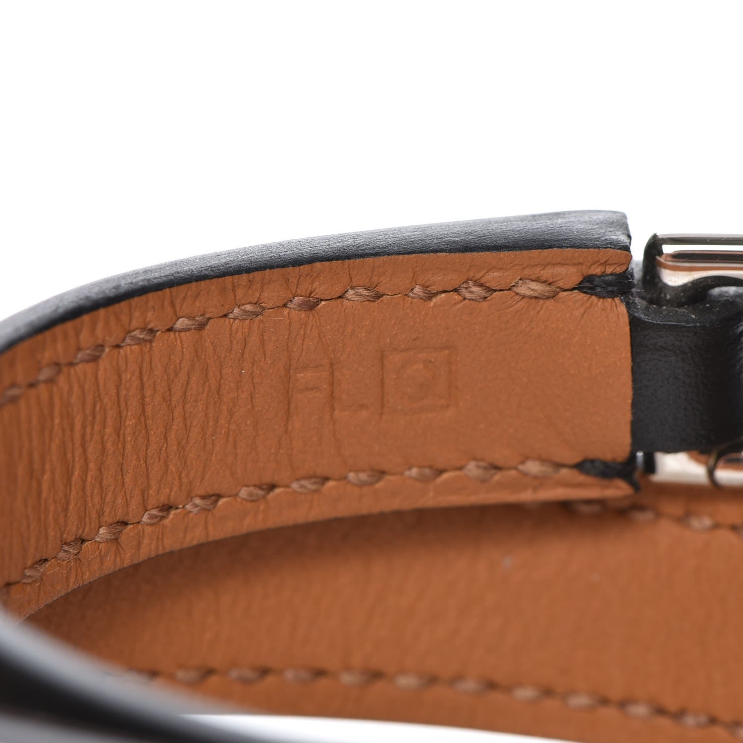 Hermes Chamonix Rivale Double Tour Bracelet XS Black 5 of 8