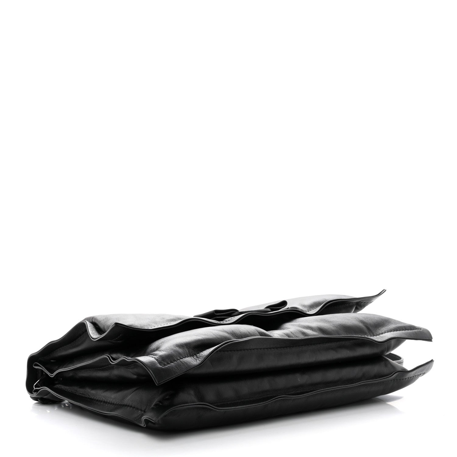 Salvatore Ferragamo Calfskin Medium Viva Bow Shoulder Bag Black 4 of 9