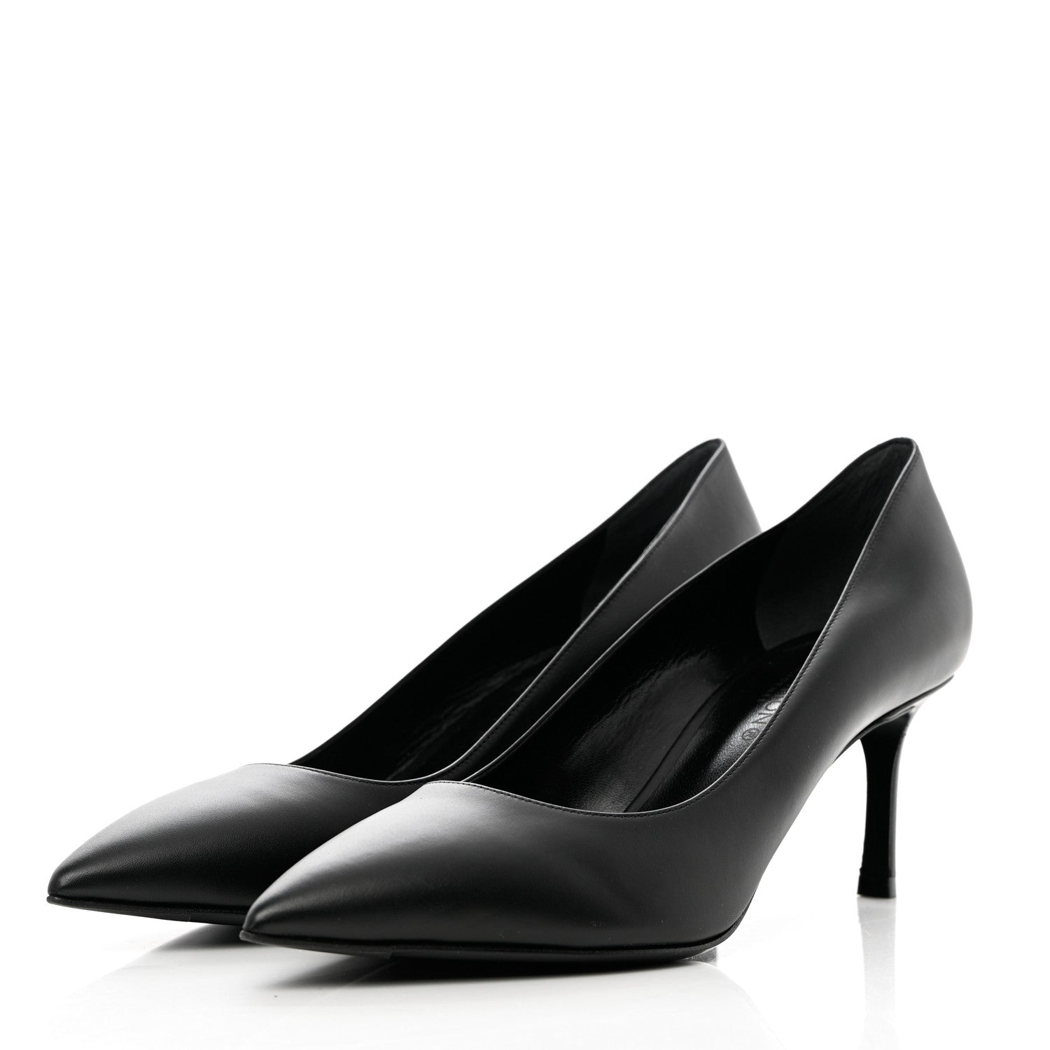 Louis Vuitton Calfskin Cherie Pumps 39 Black 3 of 7