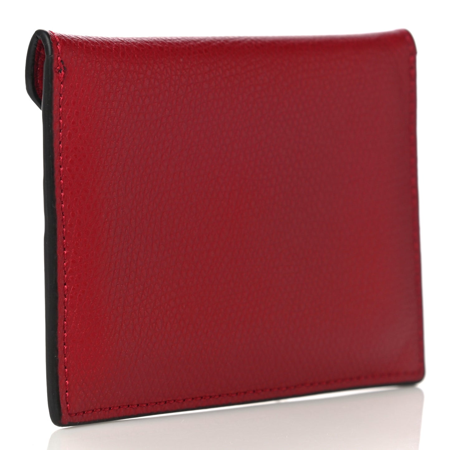 Vitello Cruise F is Fendi Bi-Color FF 1974 Embossed Small Envelope Pouch Maya Black Ribes