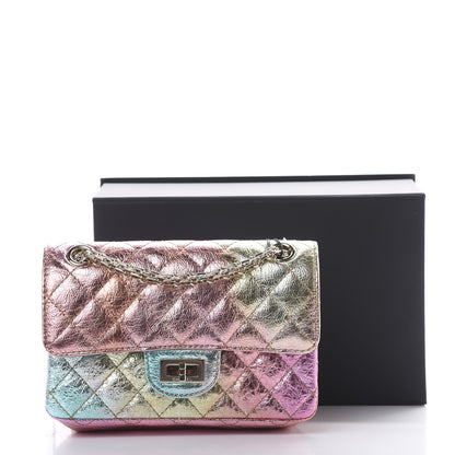 Chanel Metallic Goatskin Quilted Mini 2.55 Reissue Flap Multicolor 11 of 11