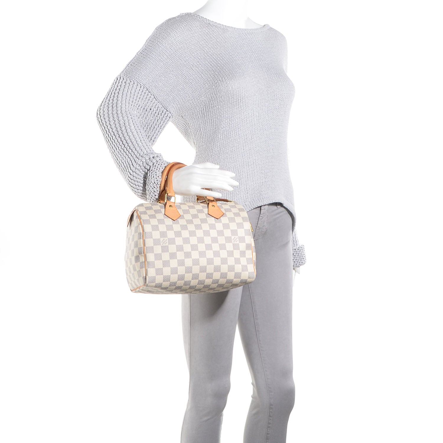 Louis Vuitton Damier Azur Speedy 25 2 of 7