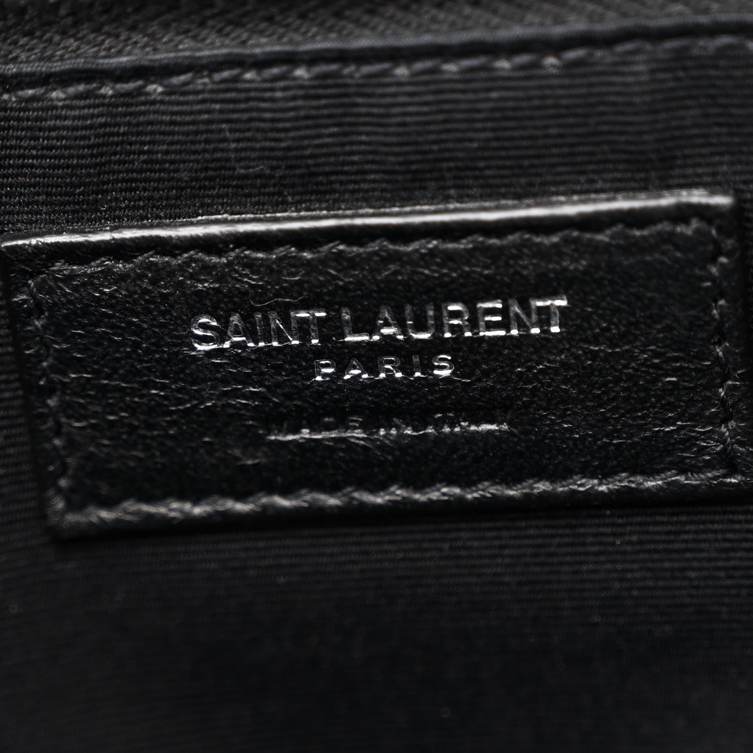 Saint Laurent Metallic Lambskin Matelasse Monogram Medium Niki Chain Satchel Argento 6 of 19
