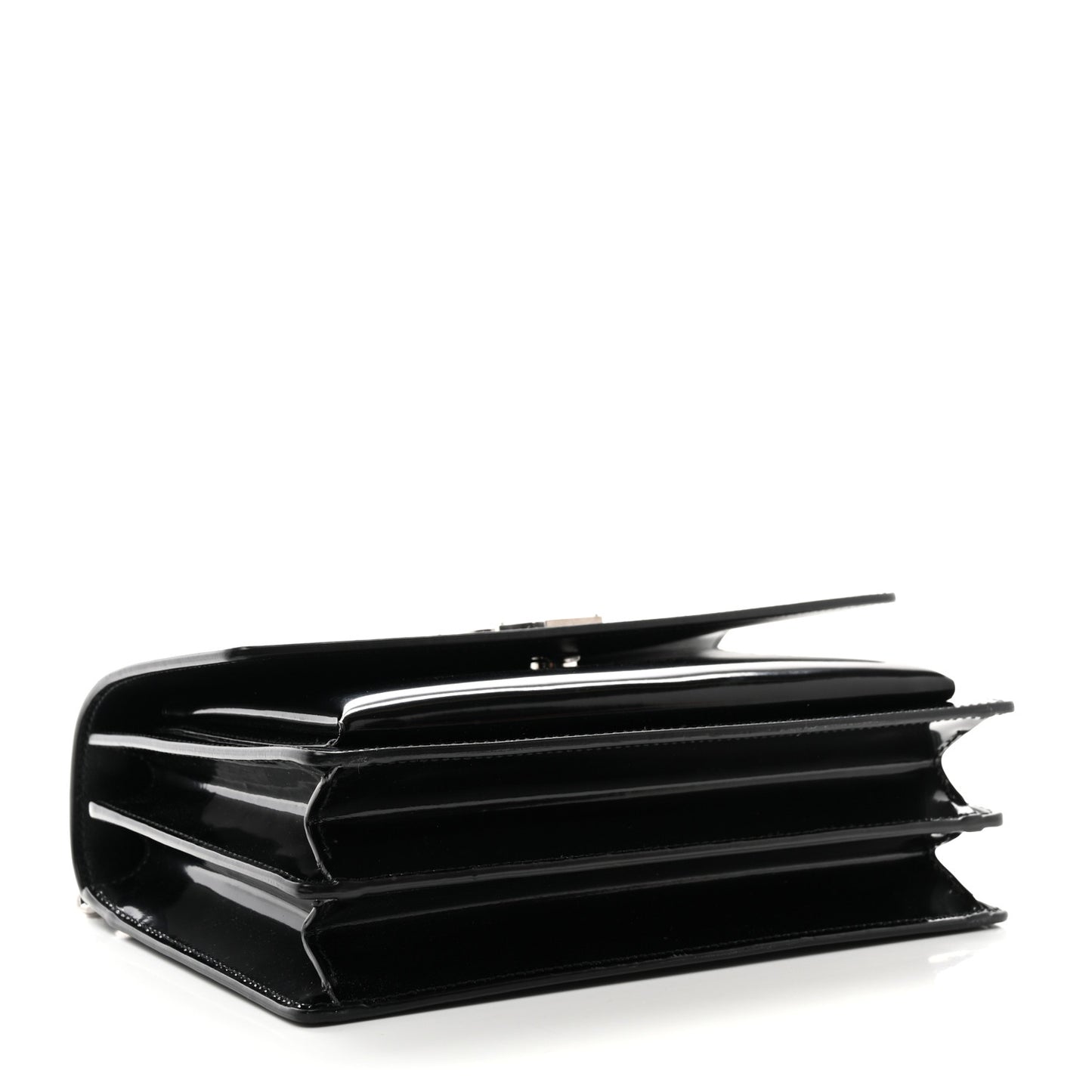 Glazed Calfskin Medium Monogram Sunset Black