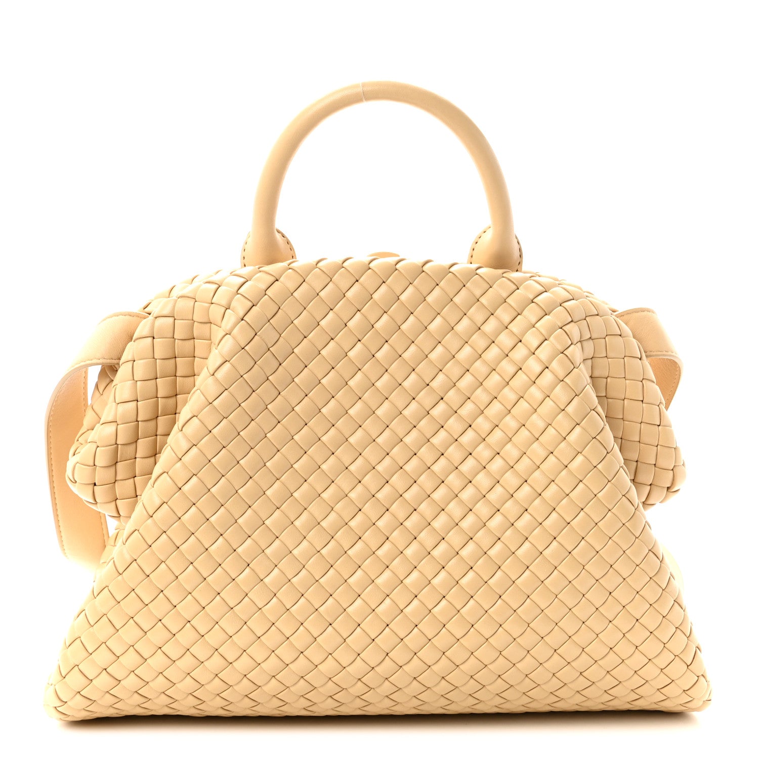 Bottega Veneta Nappa Intrecciato Padded The Top Handle Tote Bag Porridge 1 of 10