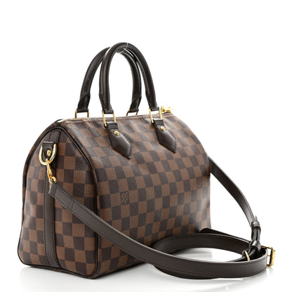 Louis Vuitton Damier Ebene Speedy Bandouliere 25 3 of 9