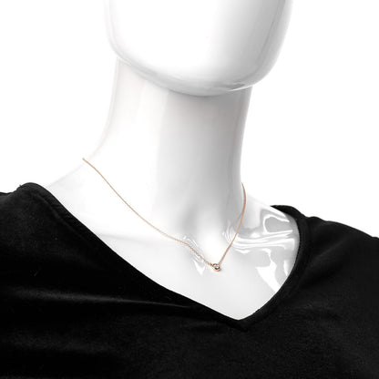 Tiffany 18K Rose Gold Diamond .17ct Elsa Peretti Diamonds by the Yard Pendant Necklace 2 of 7