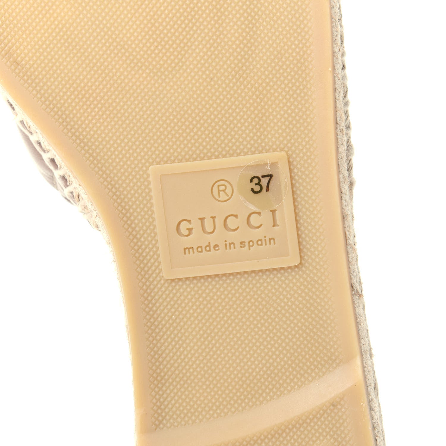 Gucci Nappa Matelasse GG Marmont Espadrille Slide Sandals 37 Porcelain Rose 8 of 11