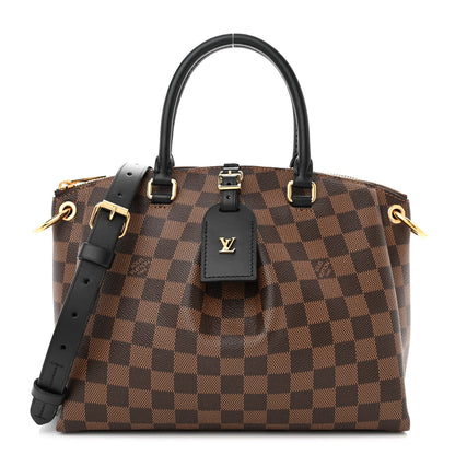 Louis Vuitton Damier Ebene Odeon Tote PM Black 1 of 9