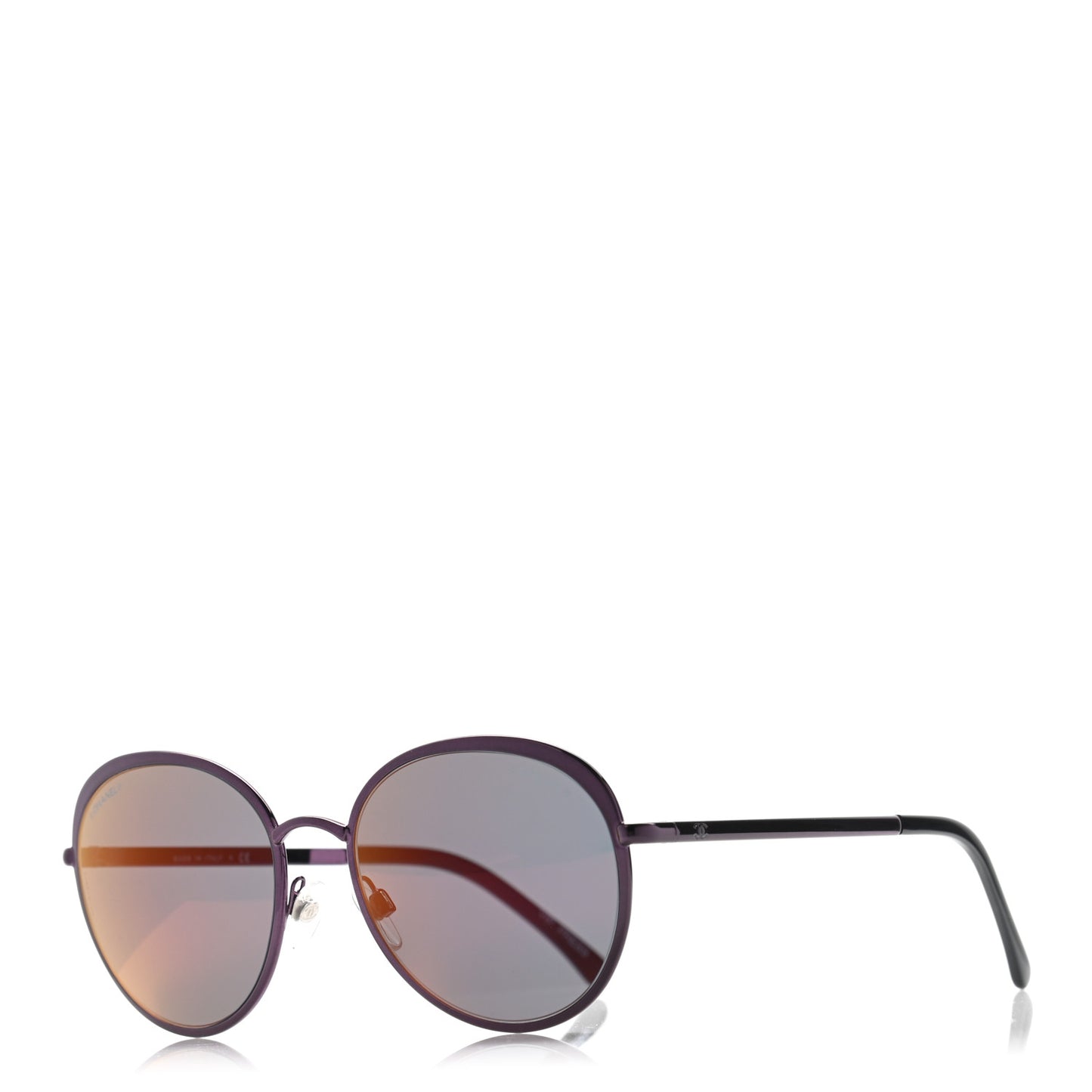 Round Spring Sunglasses 4206 Purple