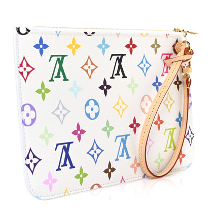 Louis Vuitton LV X TM Monogram Multicolor Neverfull MM Pochette White 3 of 6
