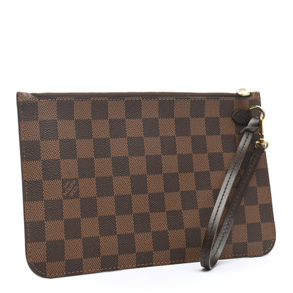 Louis Vuitton Damier Ebene Neverfull MM GM Pochette 3 of 7