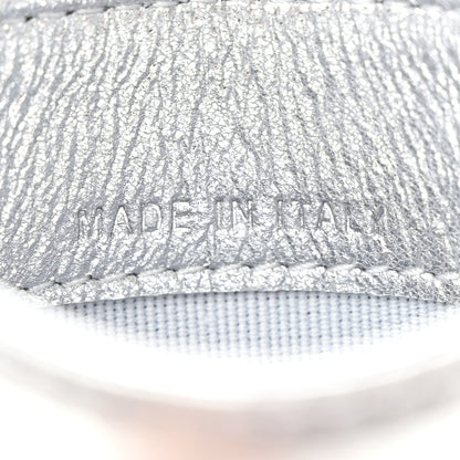 Chanel Metallic Lambskin Quilted CC Card Holder Silver 7 of 10