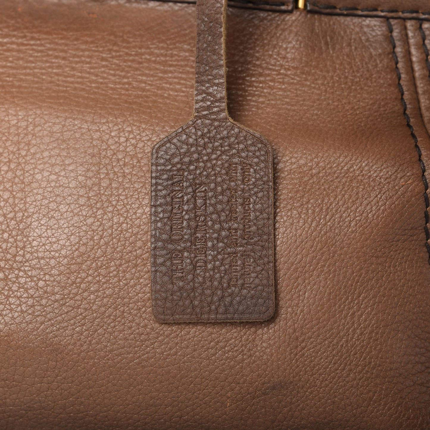 Cervo Antik Top Handle Tote Brown