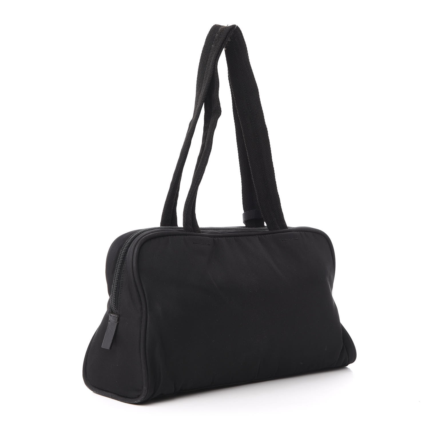 Prada Tessuto Nylon Sport Semitracolla Shoulder Bag Black 3 of 12