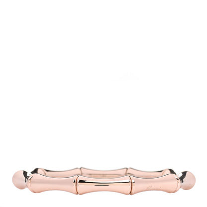 Gucci 18K Rose Gold Medium Bamboo Spring Bracelet 17 1 of 5