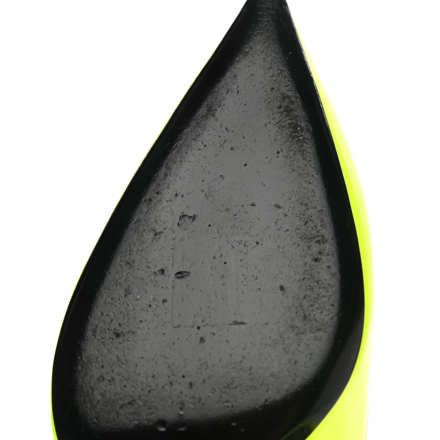 Patent Calfskin Kiki 55 Pumps 39.5 Neon Yellow