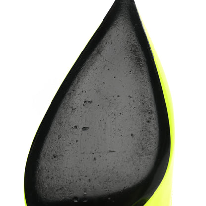 Saint Laurent Patent Calfskin Kiki 55 Pumps 39.5 Neon Yellow 10 of 11