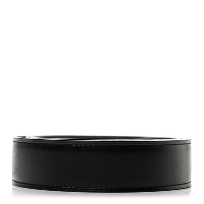 Hermes Box Togo 32mm Belt Strap 90 36 Black Etain 2 of 7