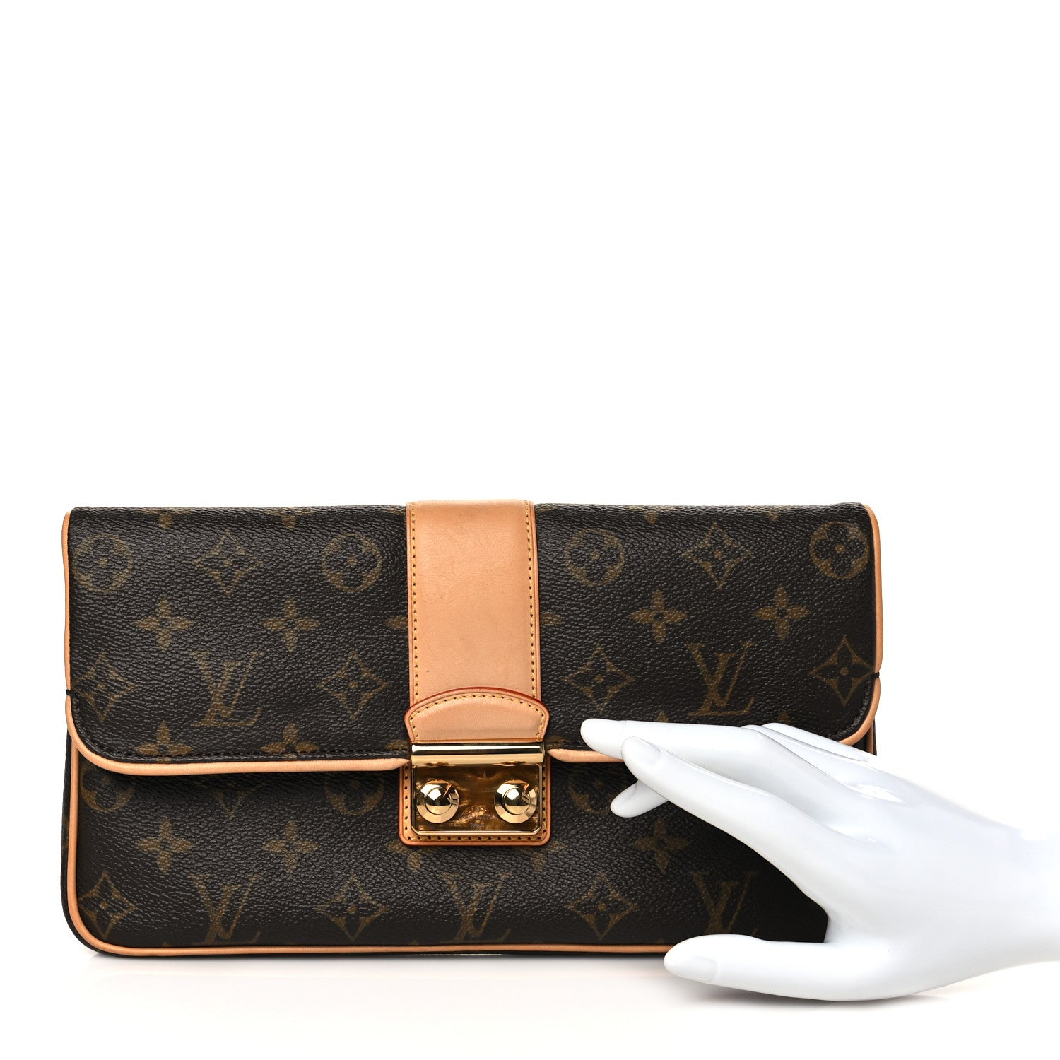 Louis Vuitton Monogram Slim Clutch Sofia Coppola 2 of 11