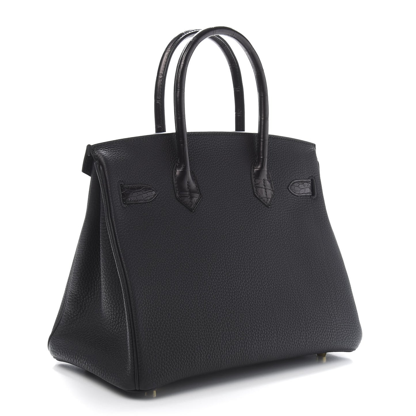 Togo Matte Alligator Birkin Touch 30 Black