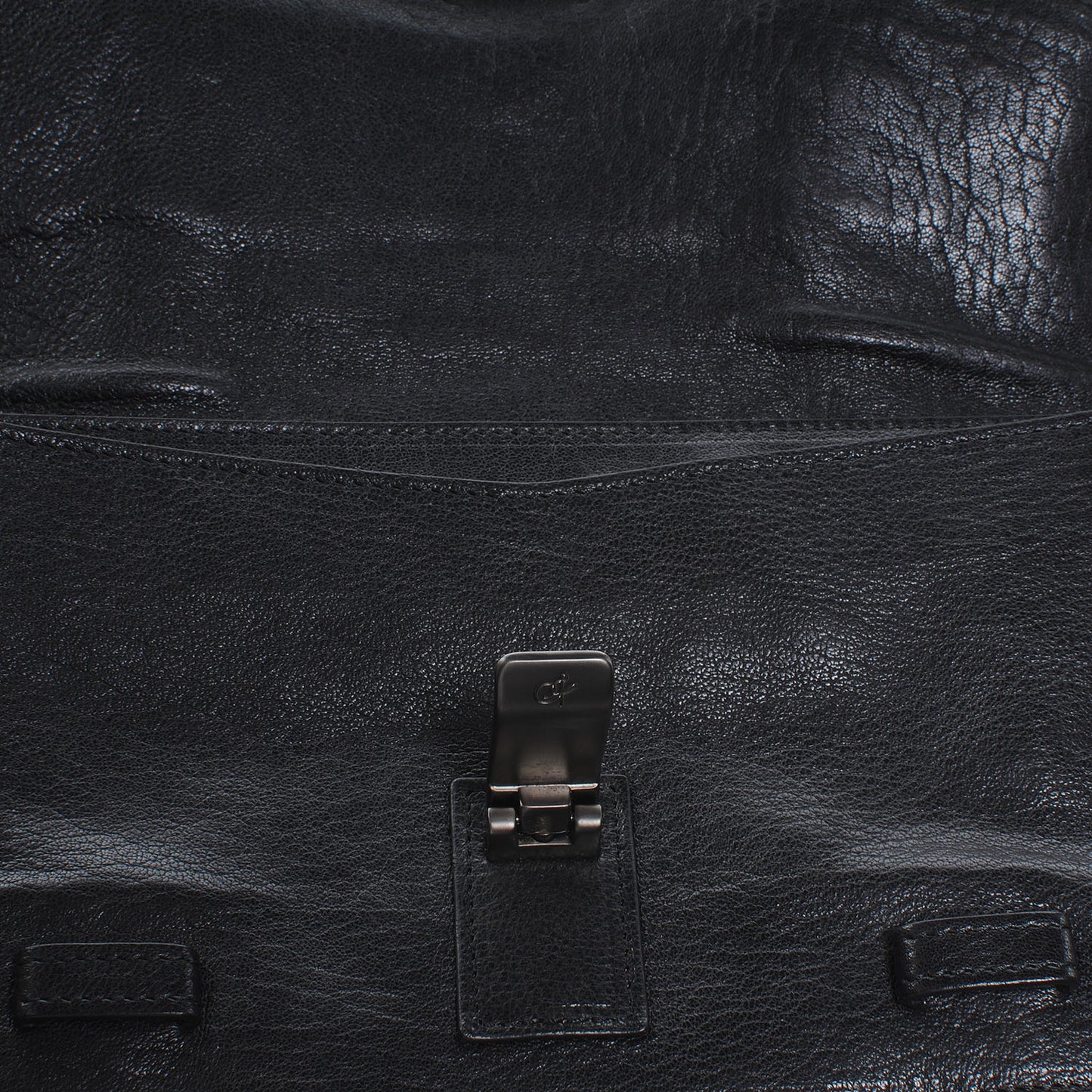 Leather PS1 Pochette Clutch Black