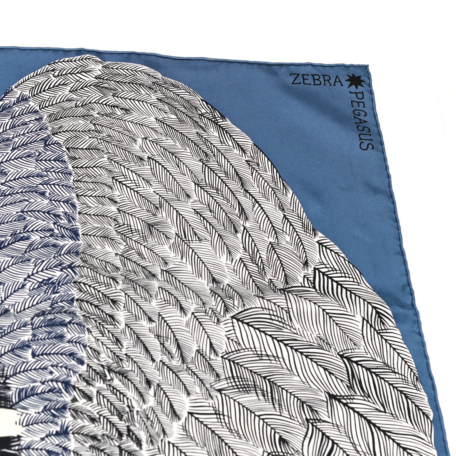 Hermes Silk Zebra Pegasus Scarf 90 3 of 6