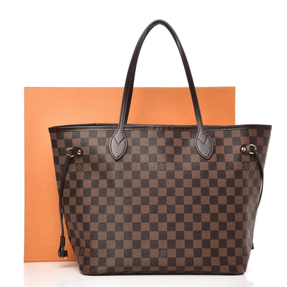 Louis Vuitton Damier Ebene Neo Neverfull MM Rose Ballerine 11 of 11