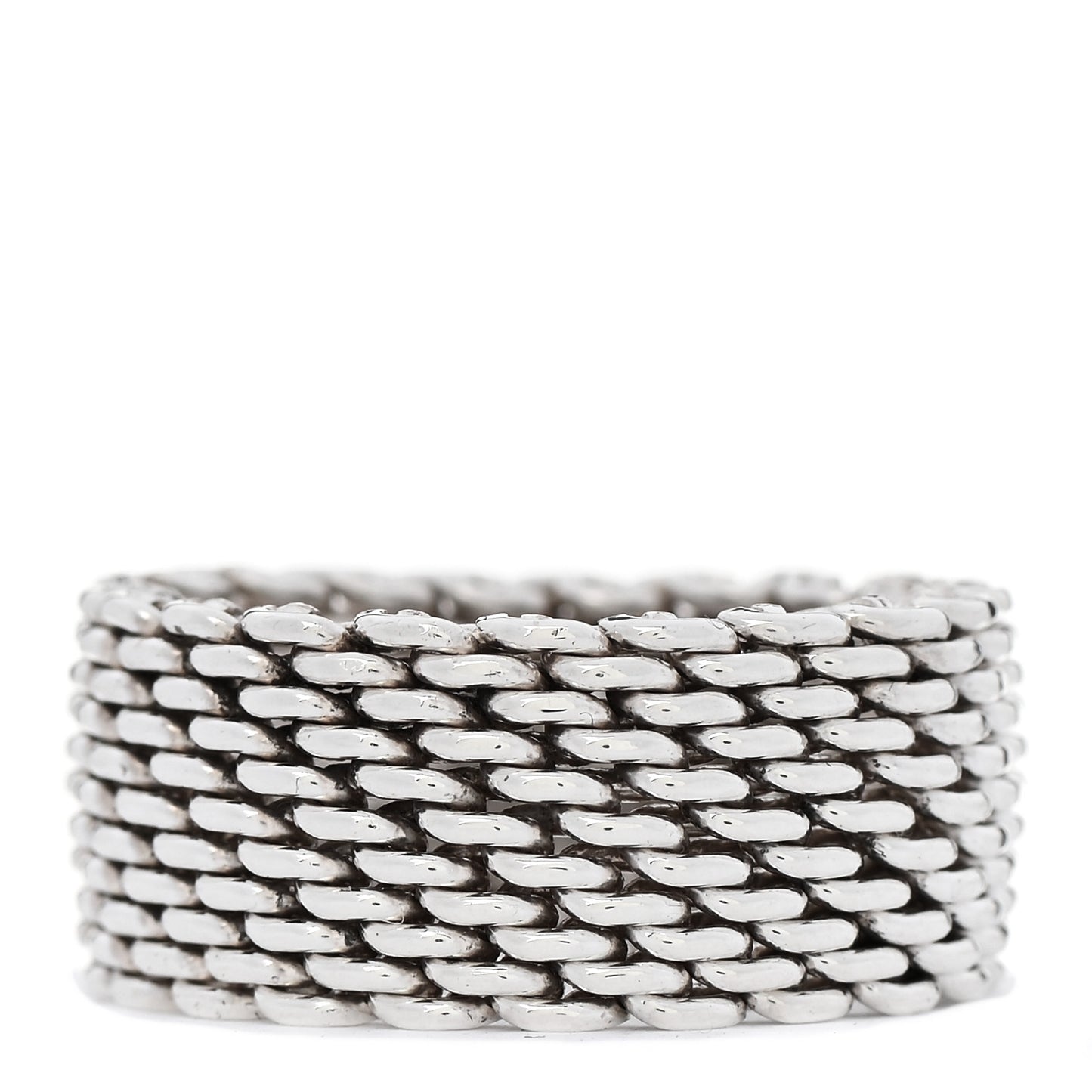 Sterling Silver Somerset Mesh Ring 55 7.25