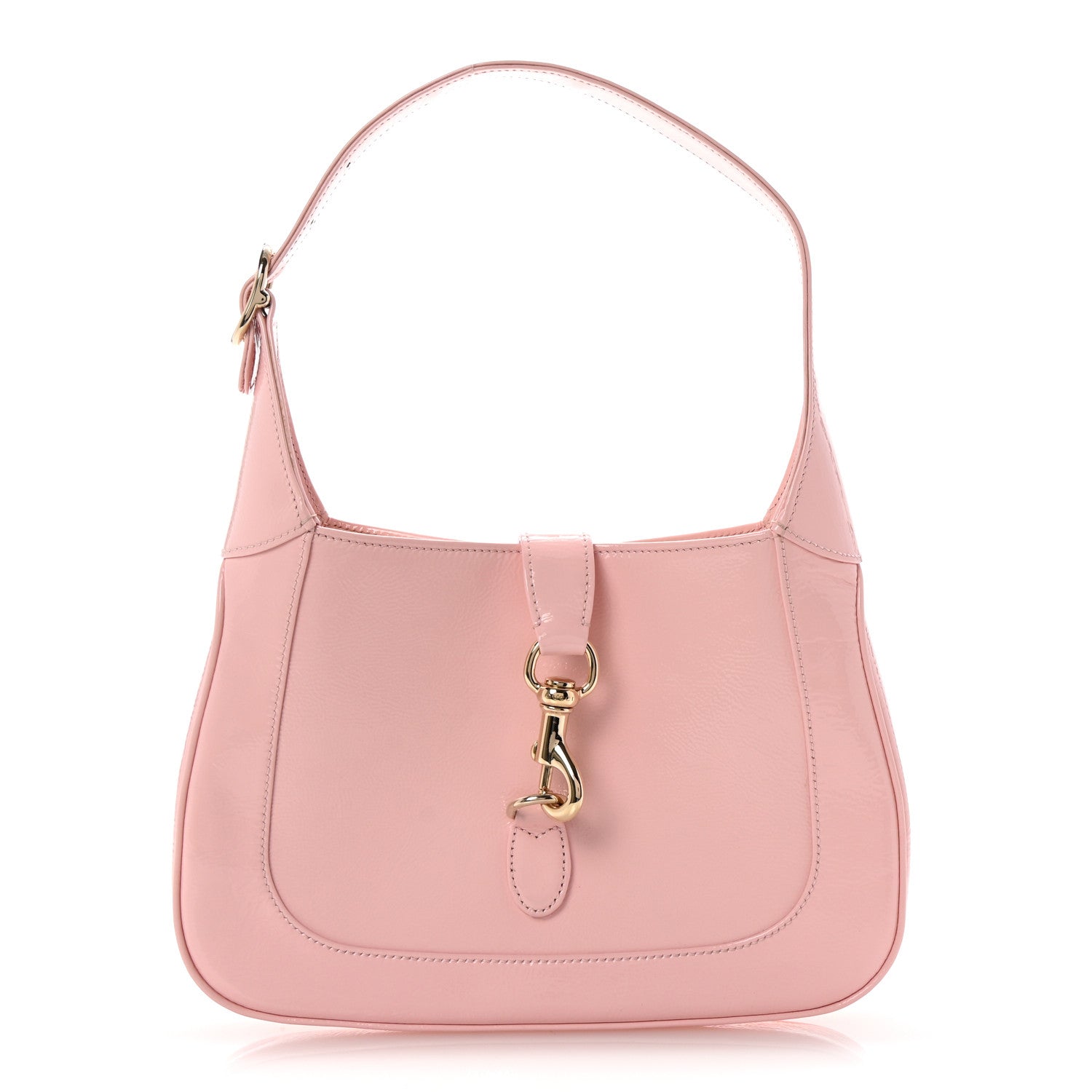 Gucci Patent Calfskin Small Jackie 1961 Hobo Light Pink 1 of 9