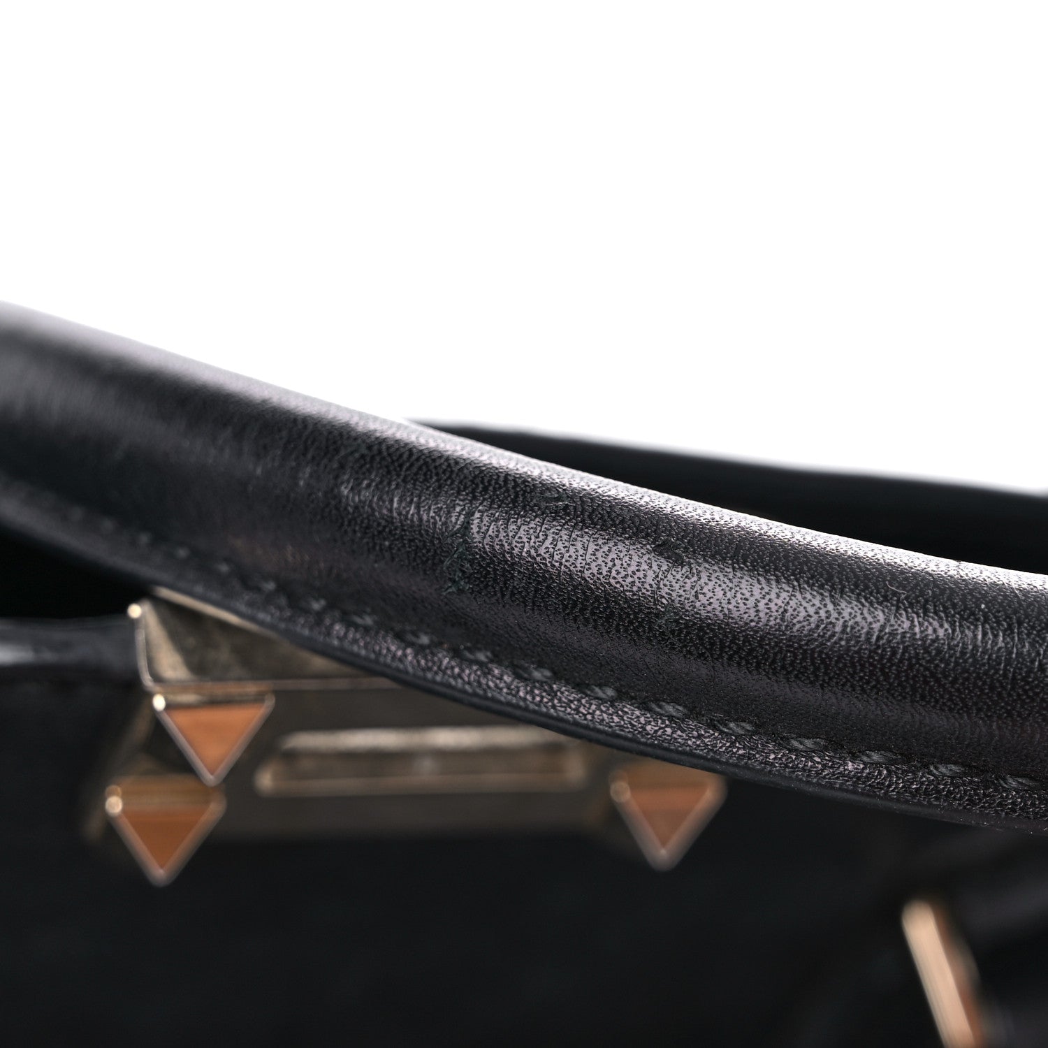 Valentino Garavani Vitello Rockstud Double Handle Tote Black 25 of 28