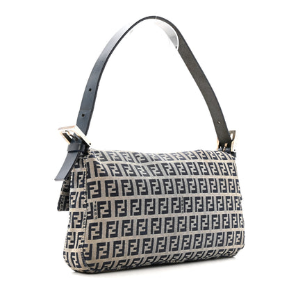 Fendi Zucchino Baguette Navy 3 of 13
