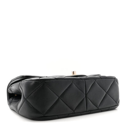 Chanel Lambskin Quilted Pearl Small Flap Black 4 of 10