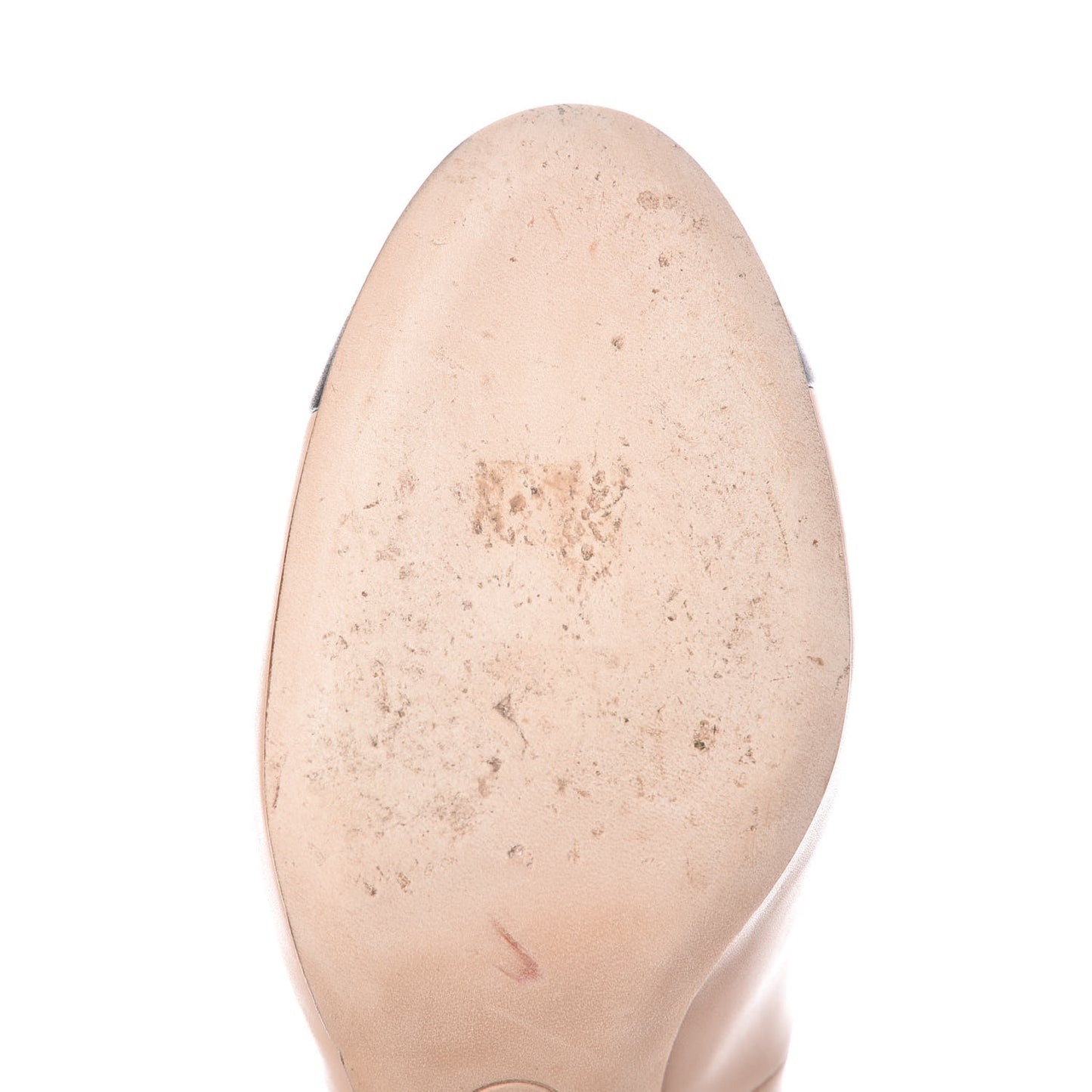 Lambskin Cap Toe Pumps 40 Beige Black