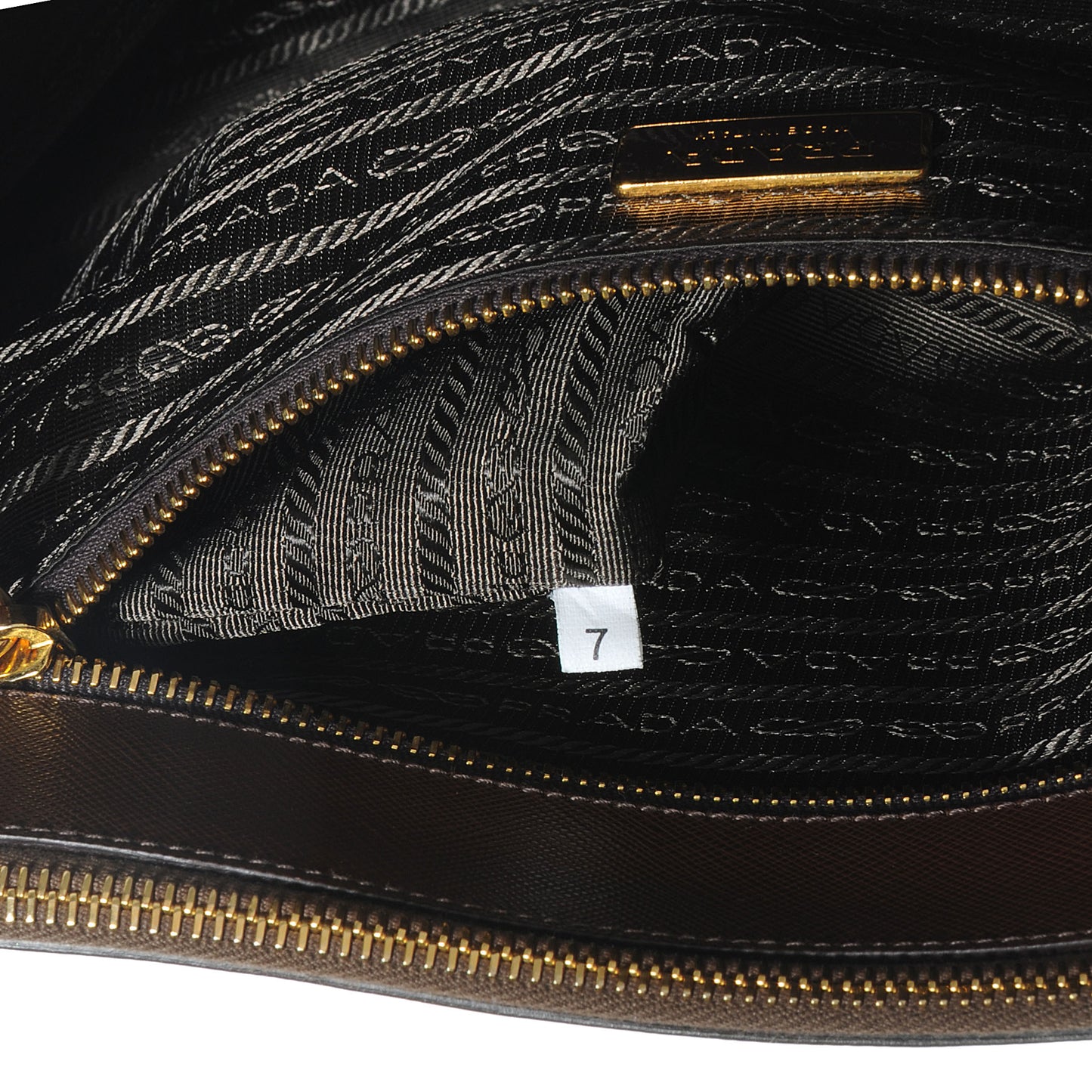 Saffiano Lux Large Tote Cacao