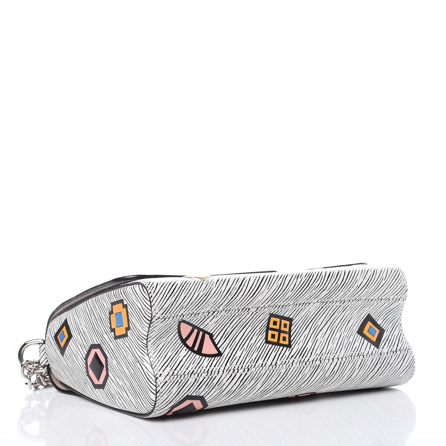 Epi Azteque Twist Shoulder Bag MM White