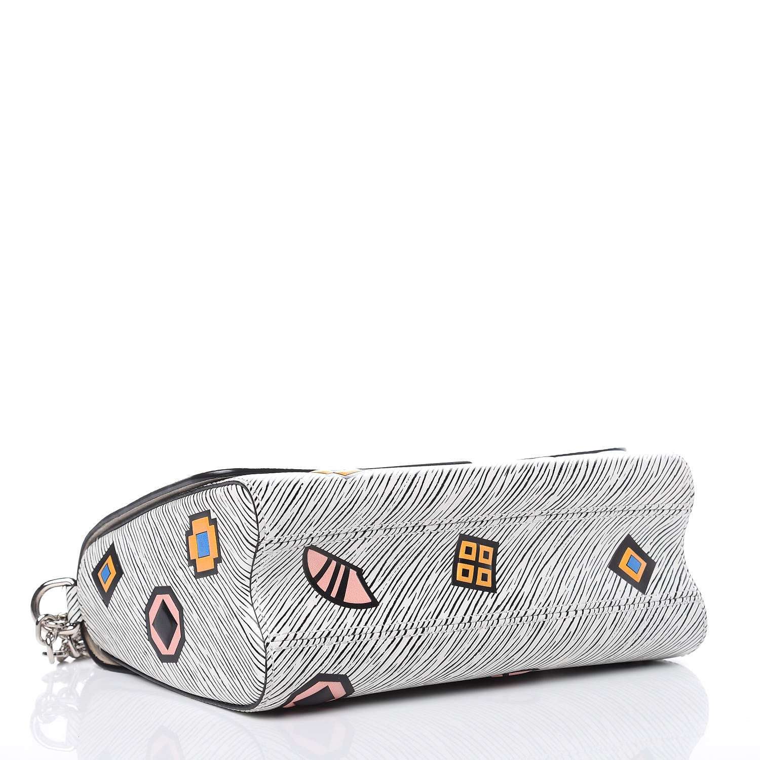 Louis Vuitton Epi Azteque Twist Shoulder Bag MM White 4 of 12