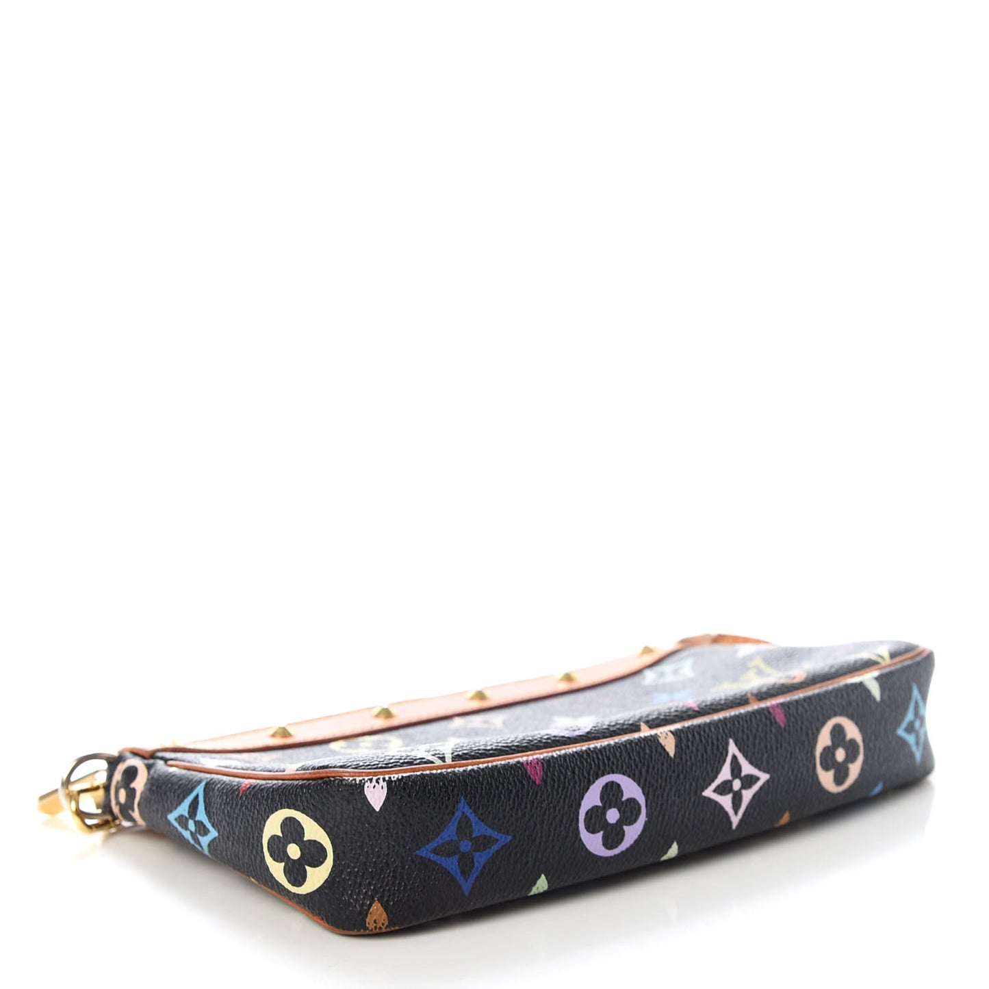 Monogram Multicolor Pochette Accessories Black