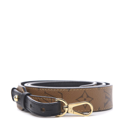 Louis Vuitton Reverse Monogram Bandouliere Shoulder Strap XL Black 1 of 3