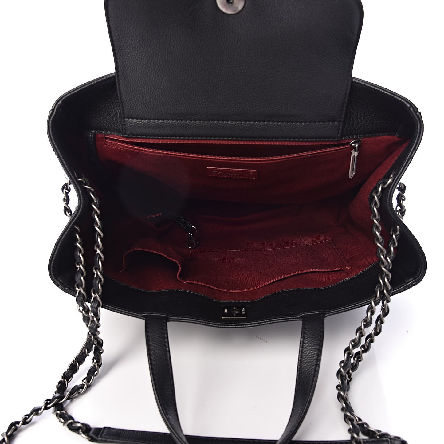 Caviar Shopping Tote Black