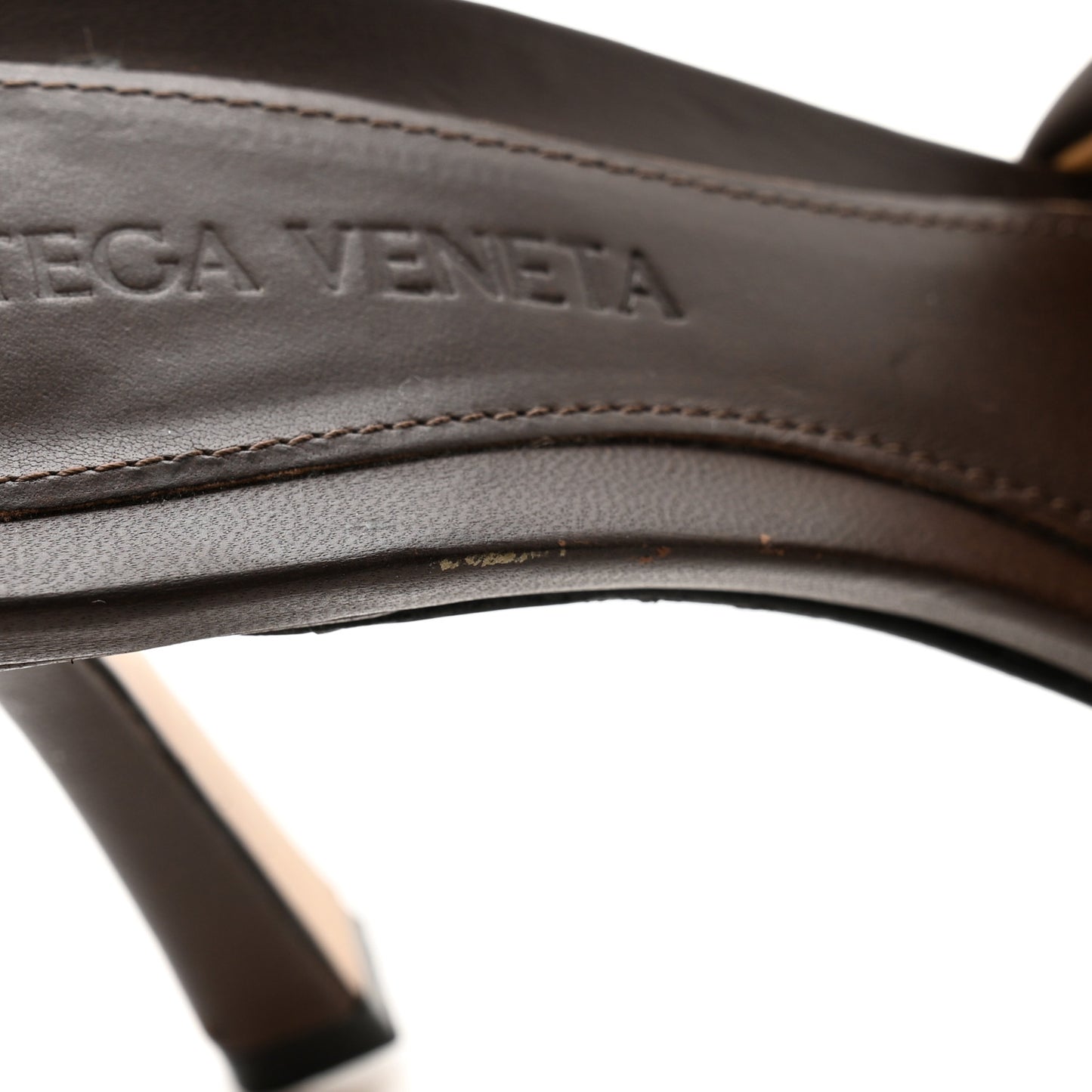 Nappa Matelasse Padded Mule Sandals 36.5 Chocolate